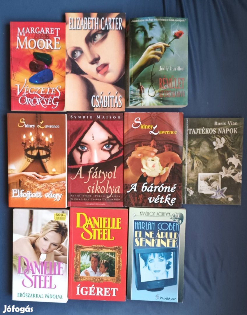 Könyvcsomag, romantikus regények