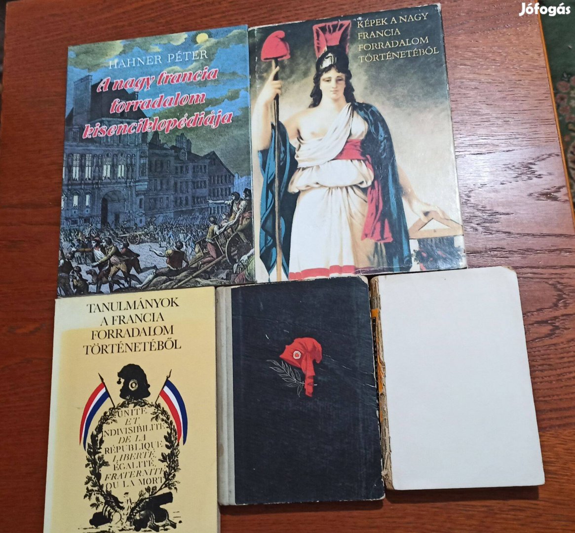 Könyvcsomag francia forradalom témakörben 6 db könyv