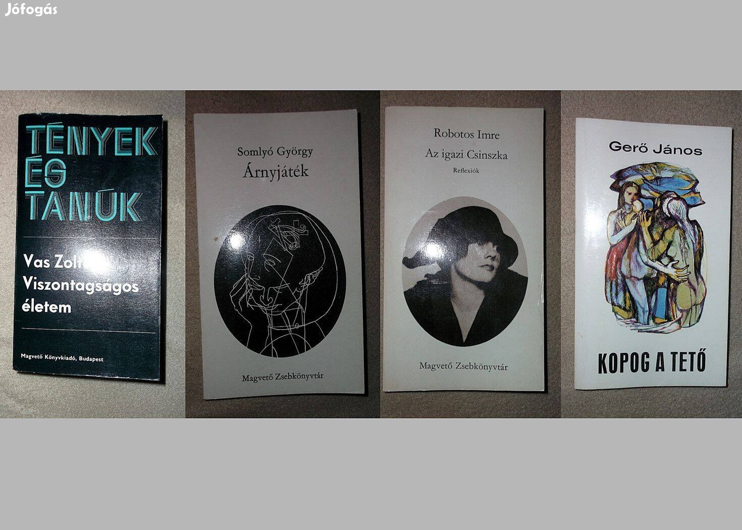 Könyvcsomag magyar íróktól (4 db egyben 600 Ft)