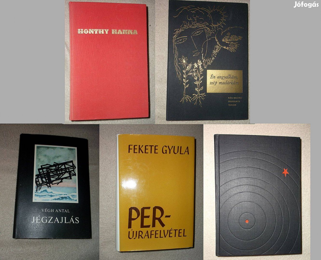 Könyvcsomag magyar íróktól (5 db egyben 800 Ft)