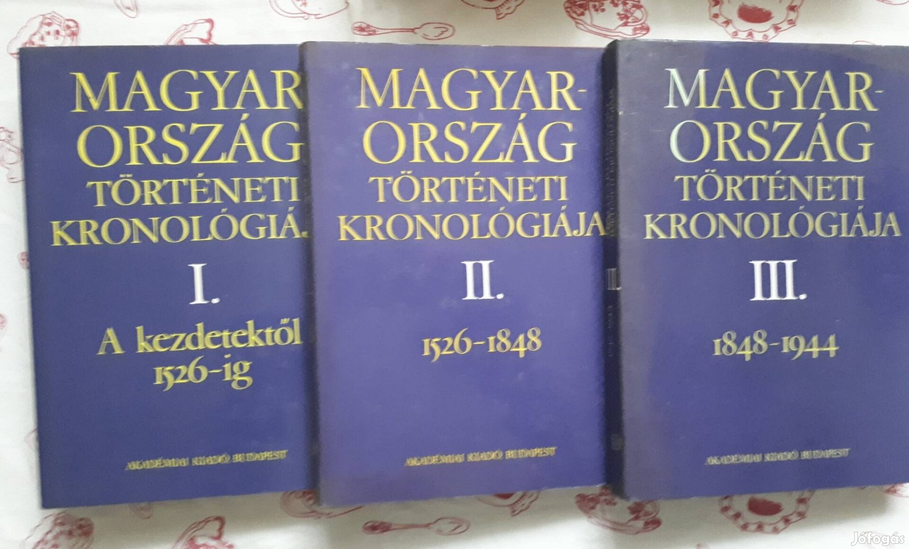 Könyvek: Magyarország történeti kronológiája 1. 2. 3. 