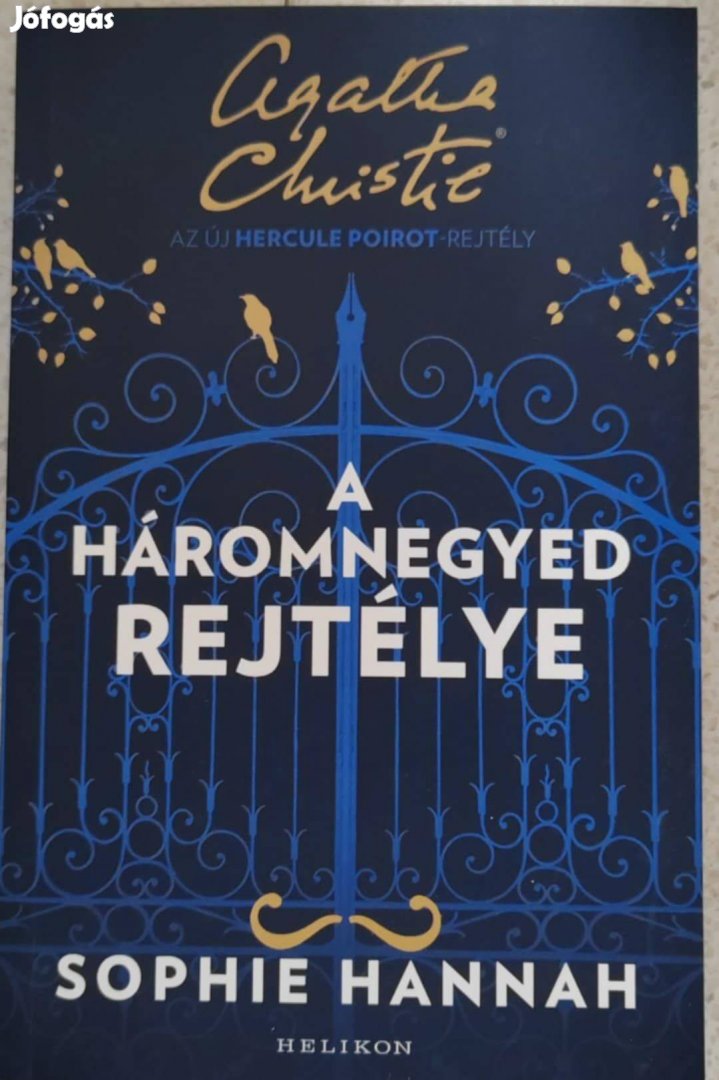 Könyvek féláron! Agatha Christie: A háromnegyed rejtélye