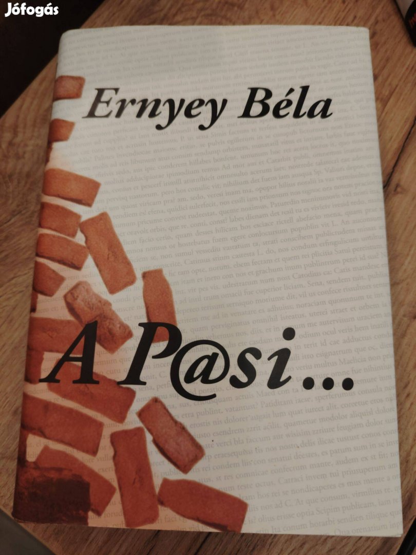 Könyvek féláron! Ernyei Béla: A Pasi