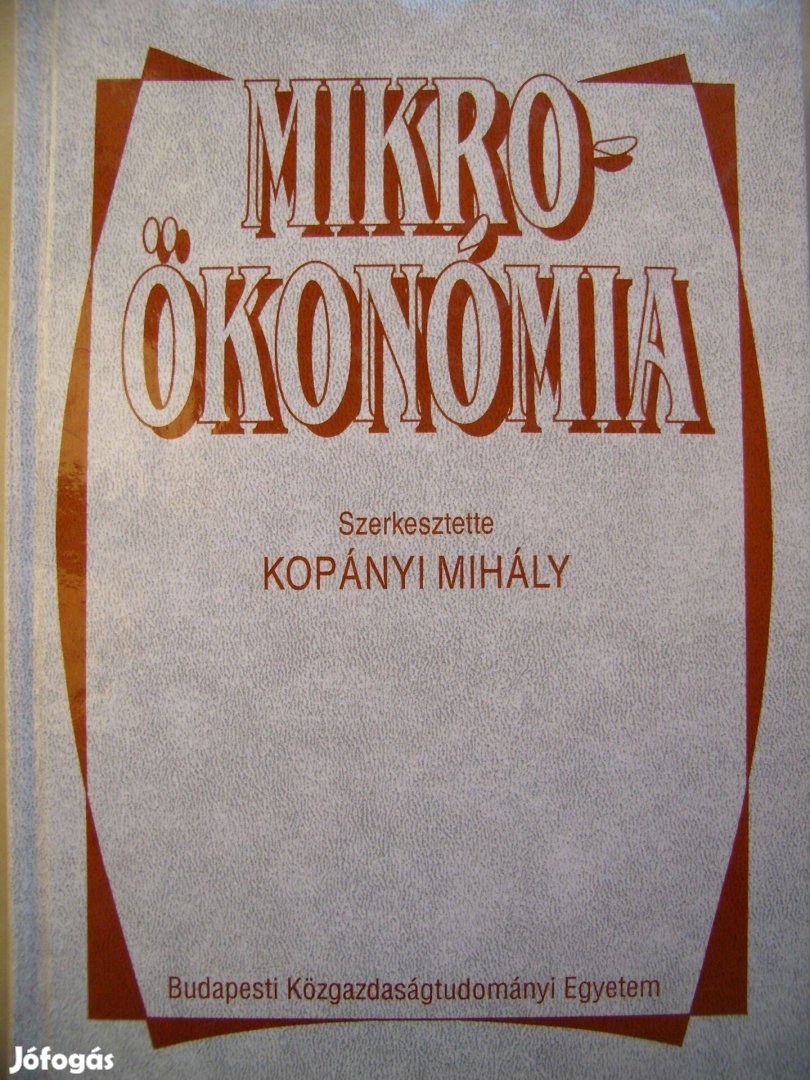 Kopányi Mihály: Mikroökonómia