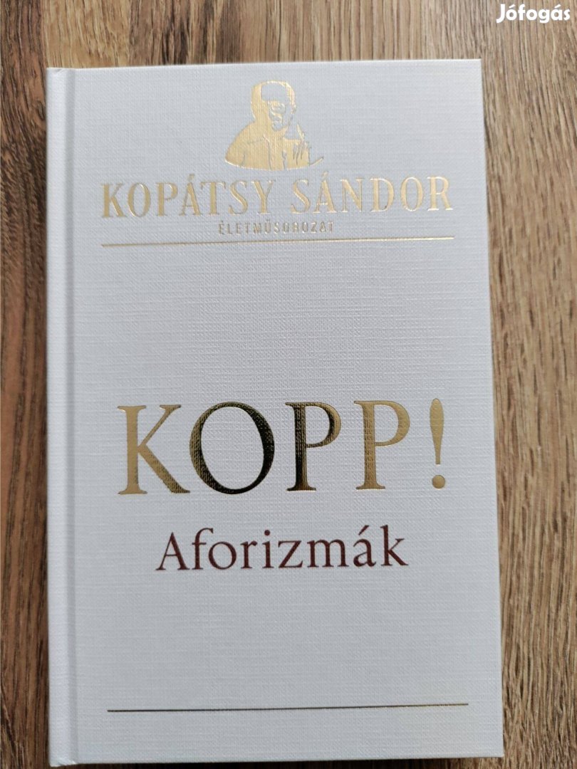 Kopátsy Sándor - Kopp! aforizma gyűjtemény