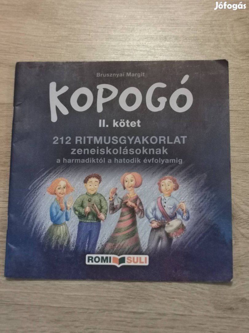 Kopogó II. Kötet - 212 ritmusgyakorlat zeneiskolásoknak 