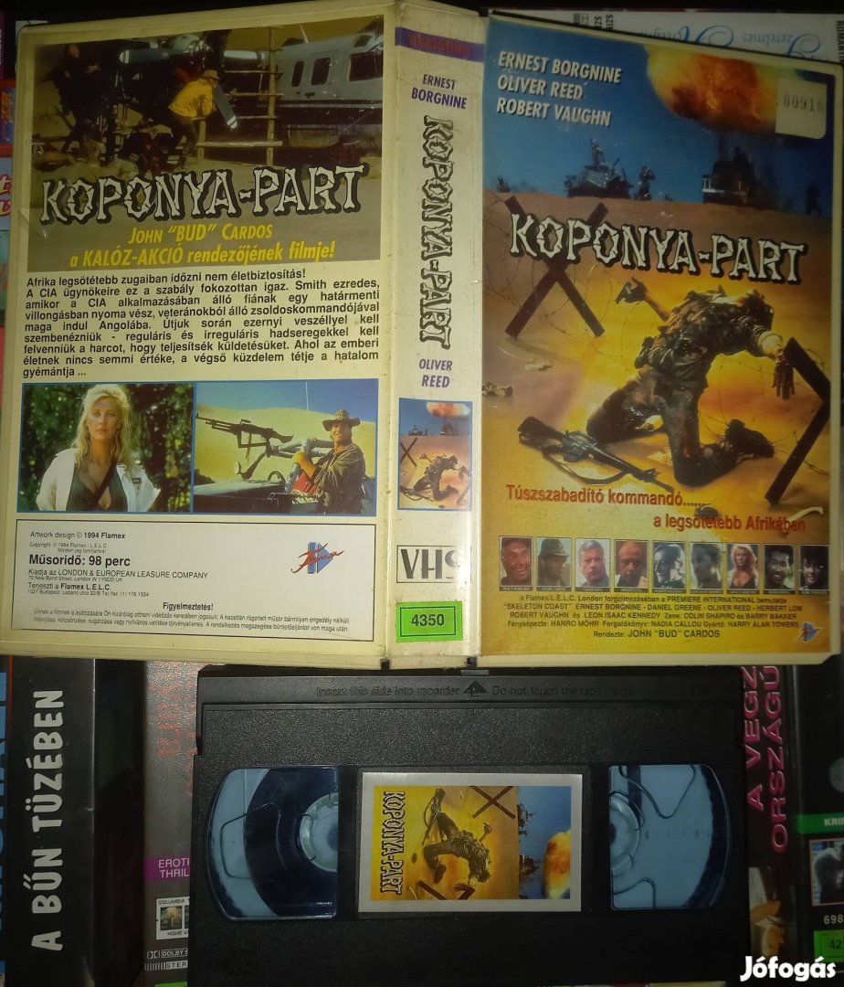 Koponya part - akció vhs - nagytok