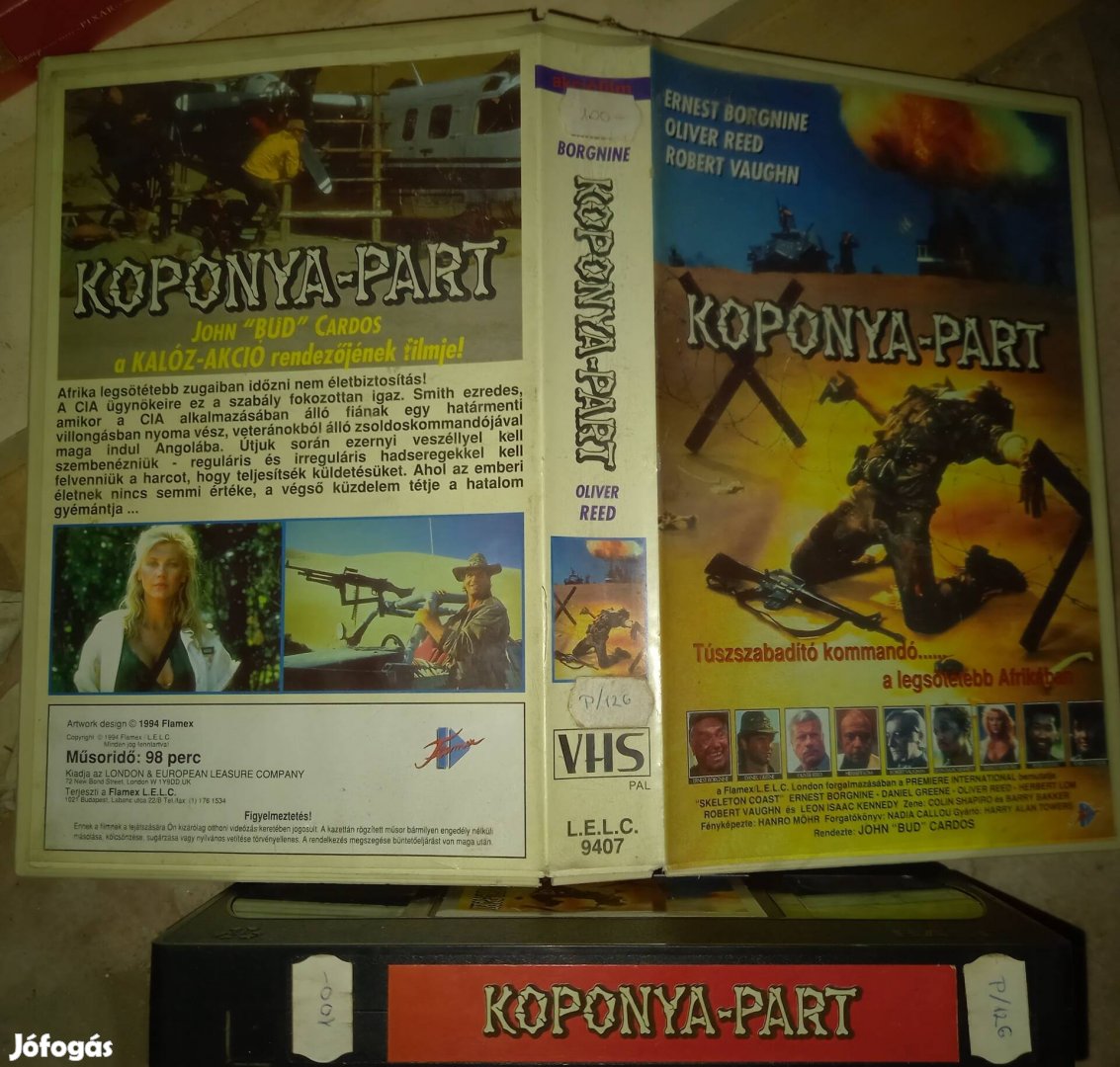 Koponya part - háborús vhs - Oliver Reed