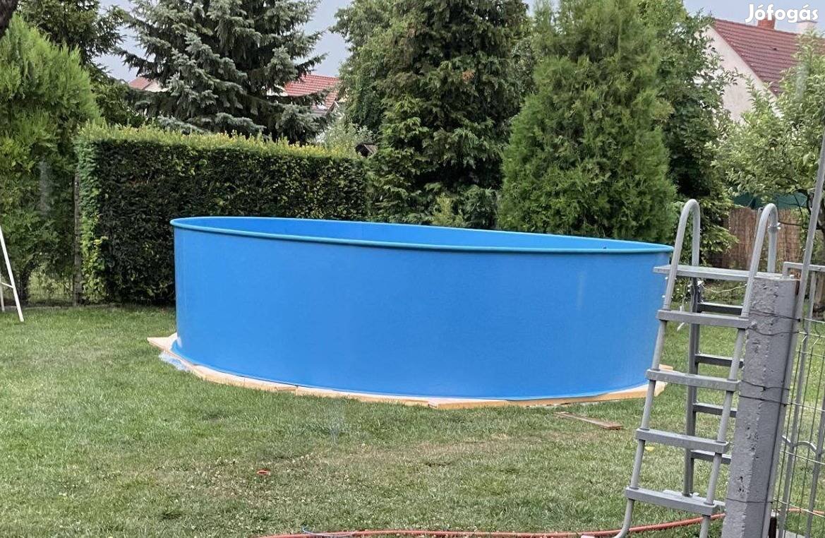 Kör alakú pp medencetest (műanyag) 3 x 1,2 m
