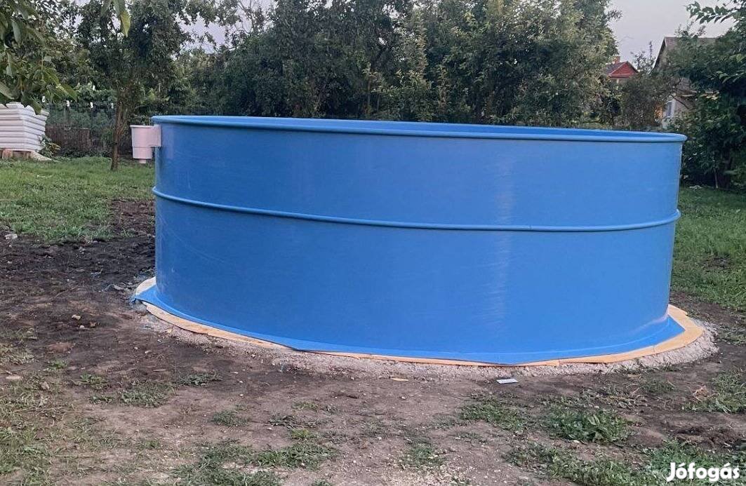 Kör alakú pp medencetest (műanyag) 5,5 x 1,5 m