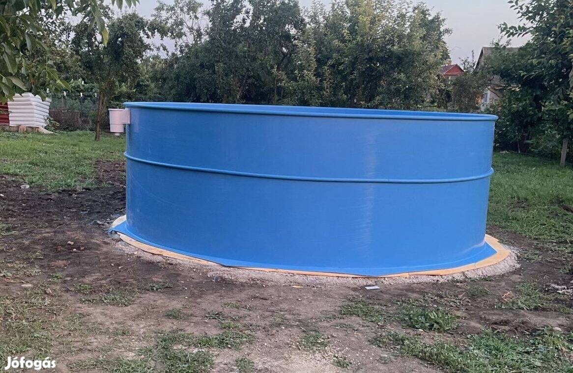 Kör alakú pp medencetest (műanyag) 5,5 x 1,5 m