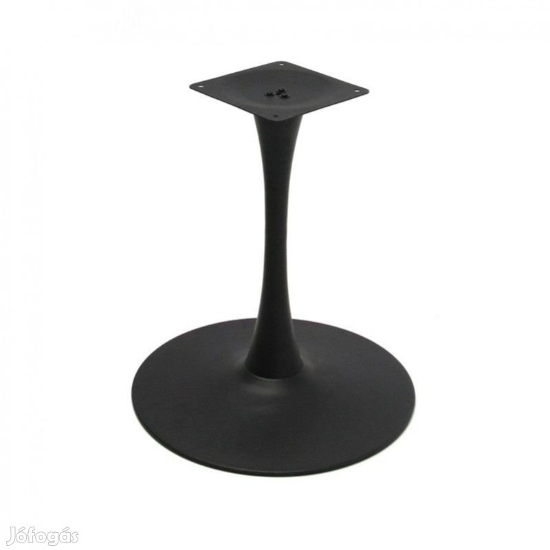 Kör asztal 90 cm Fehér Fekete T27710-2-6902