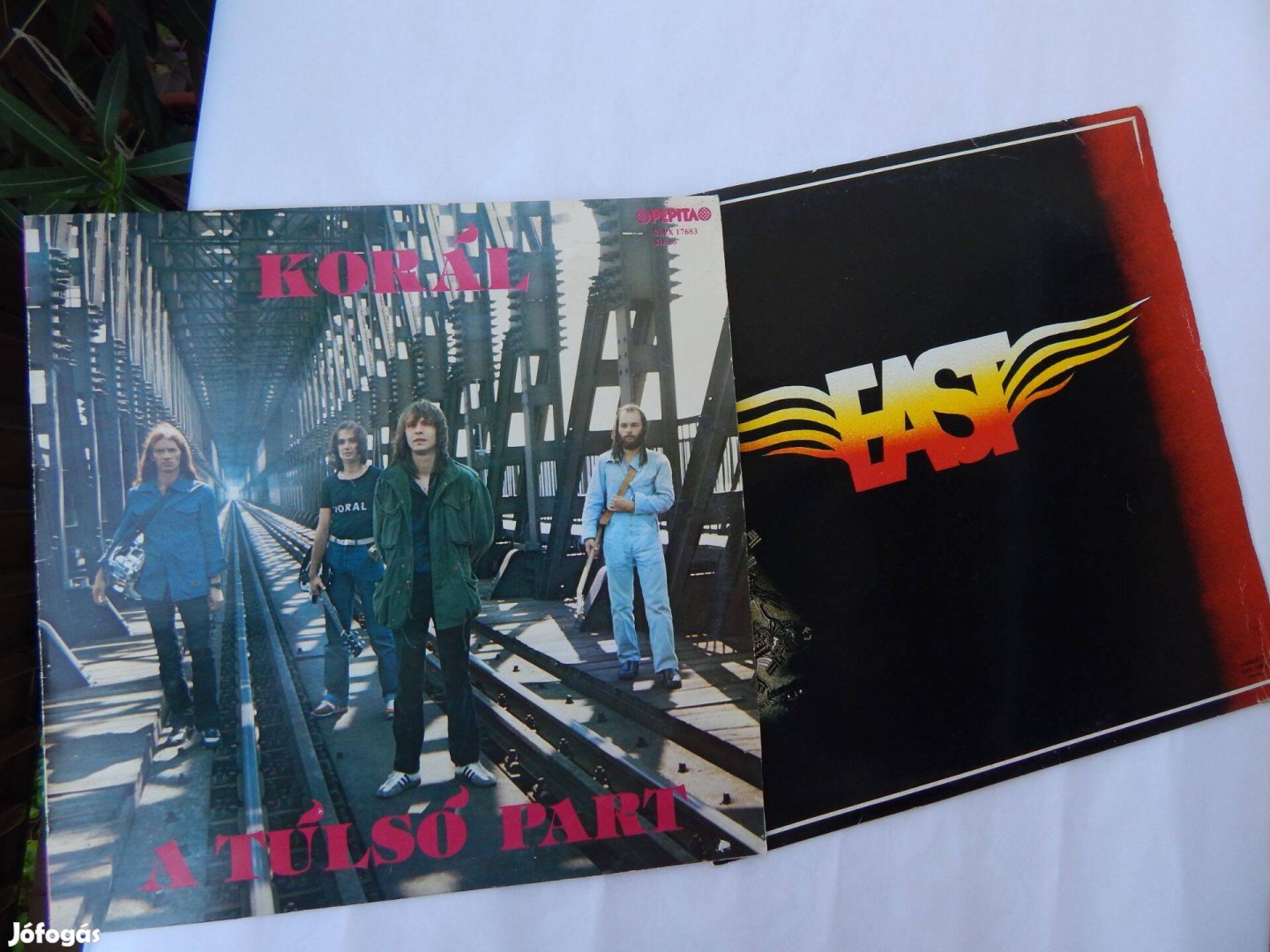 Korál és East Együttes Rock-Pop Bakelit Vinil Albumok