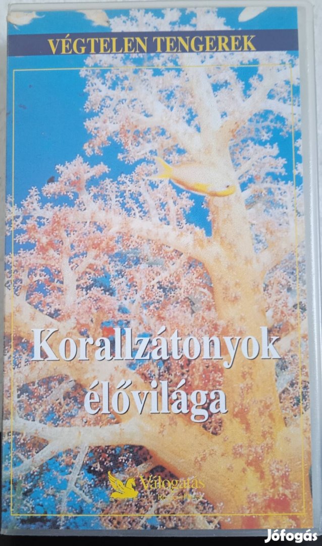 Korallzátonyok élővilága VHS kazetta eladó 