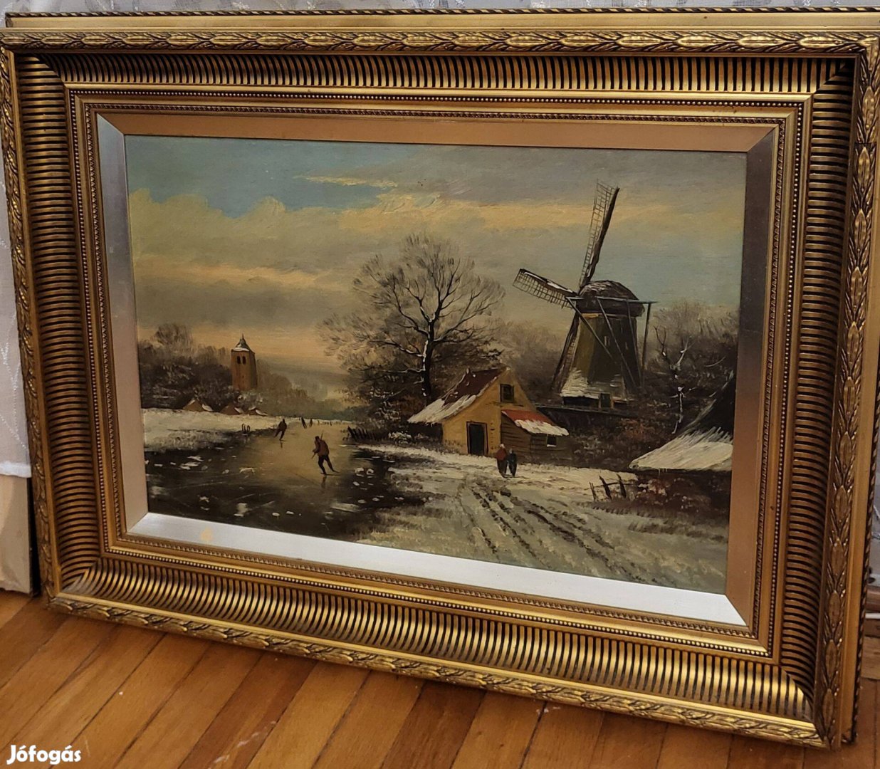 Korcsolyázók festmény