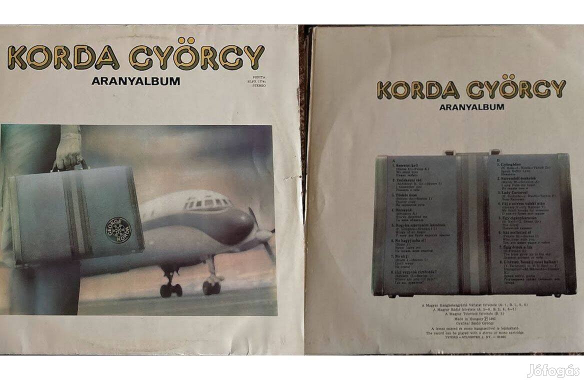 Korda György Aranyalbum bakelit LP hibátlan