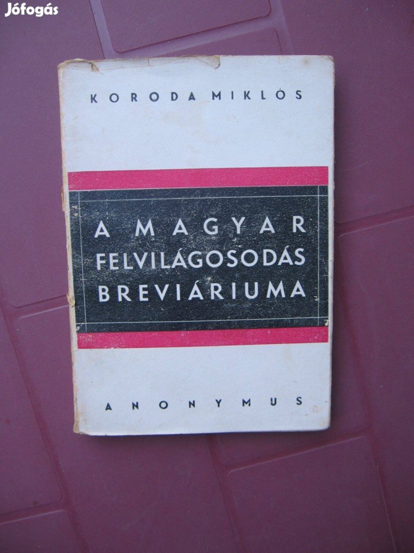 Korda Miklós: A magyar felvilágosodás breviáriuma könyv