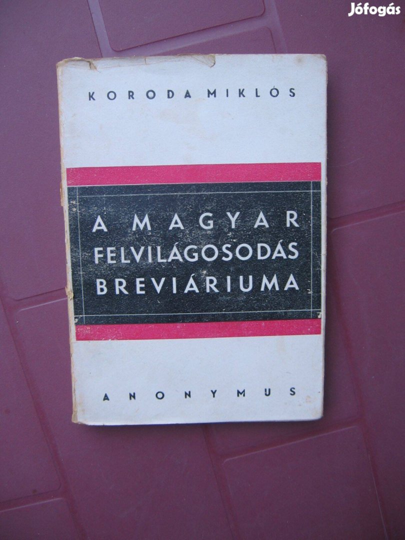 Korda Miklós: A magyar felvilágosodás breviáriuma könyv