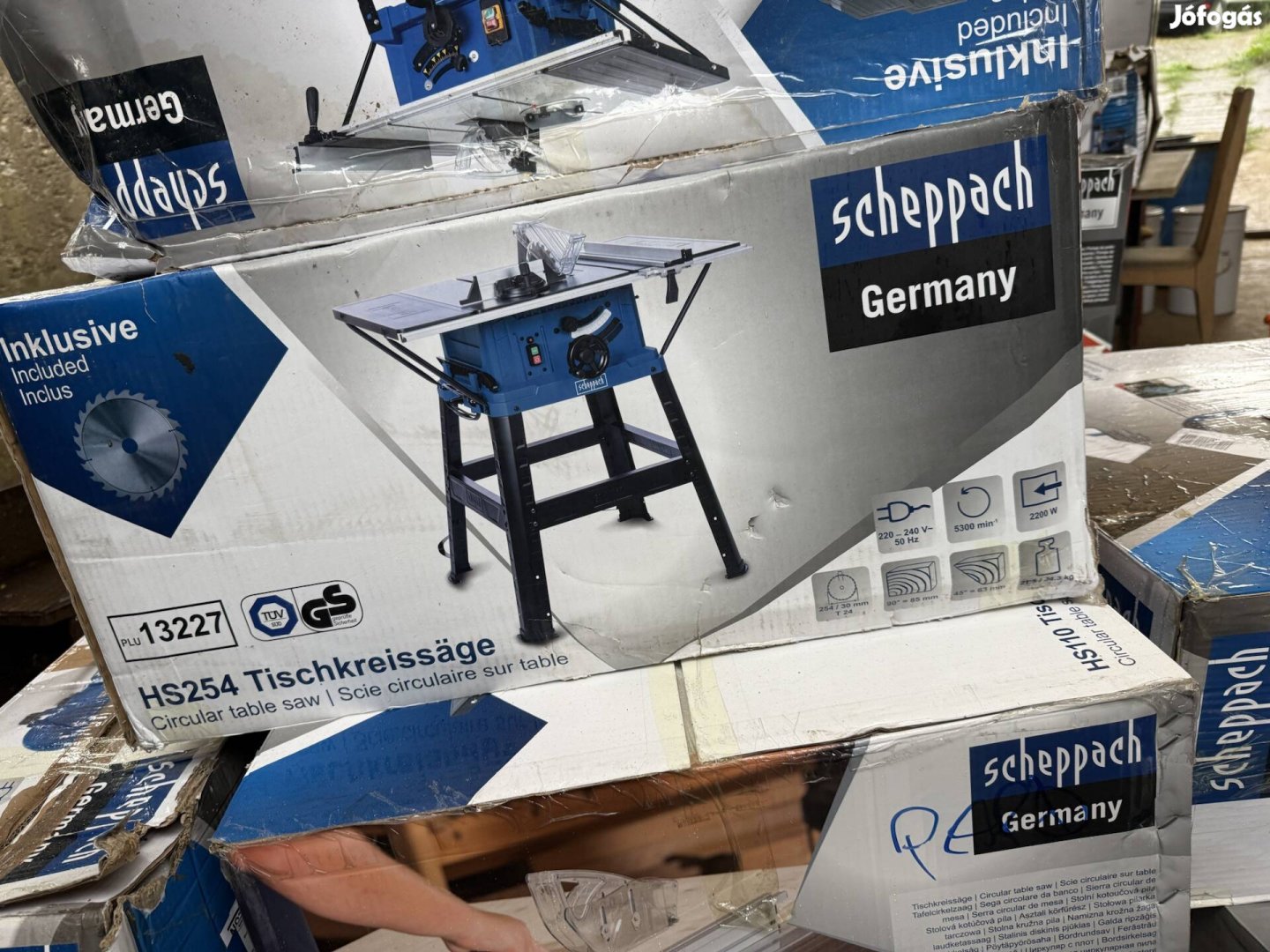 Körfűrész asztali Scheppach 254 mm lappal eladó