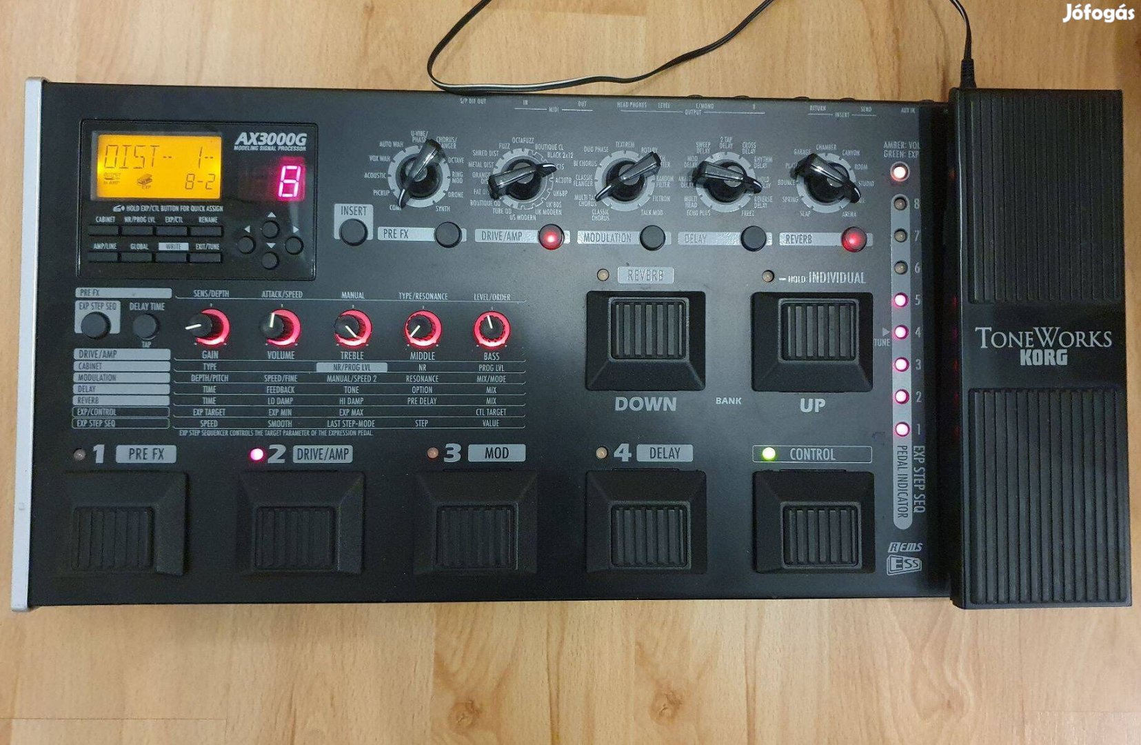 Korg AX3000G gitár multieffekt