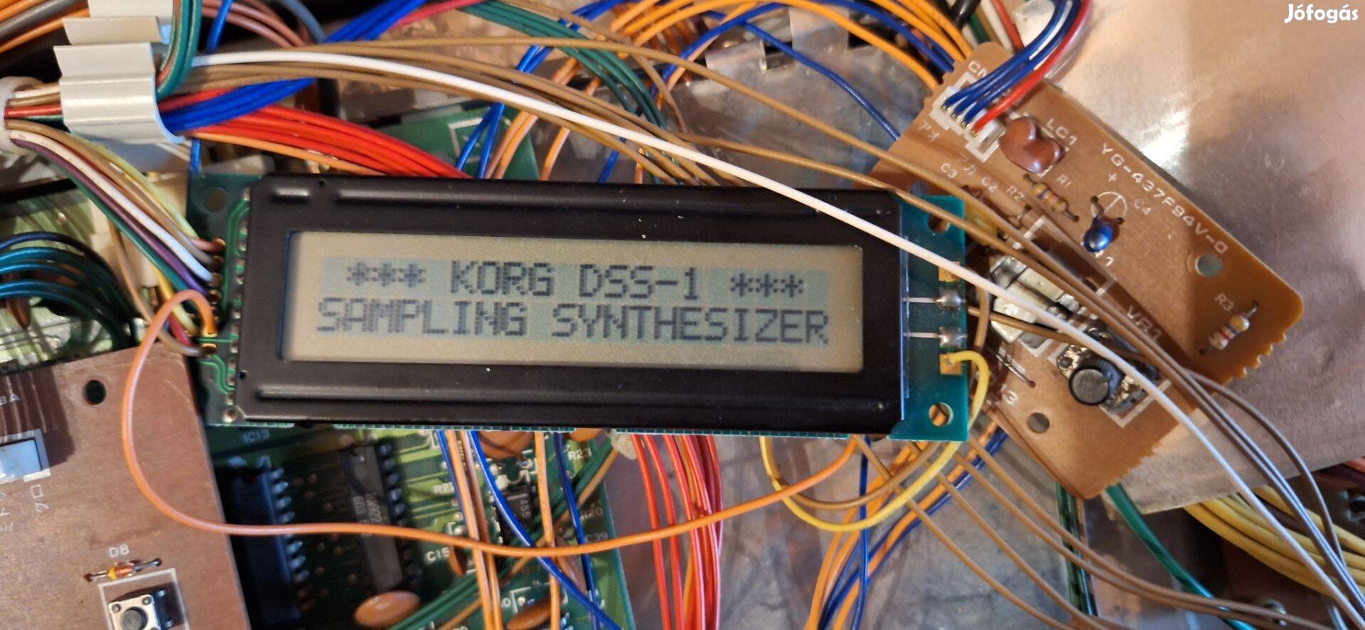 Korg DSS-1 sampler teljes, működő elektronika