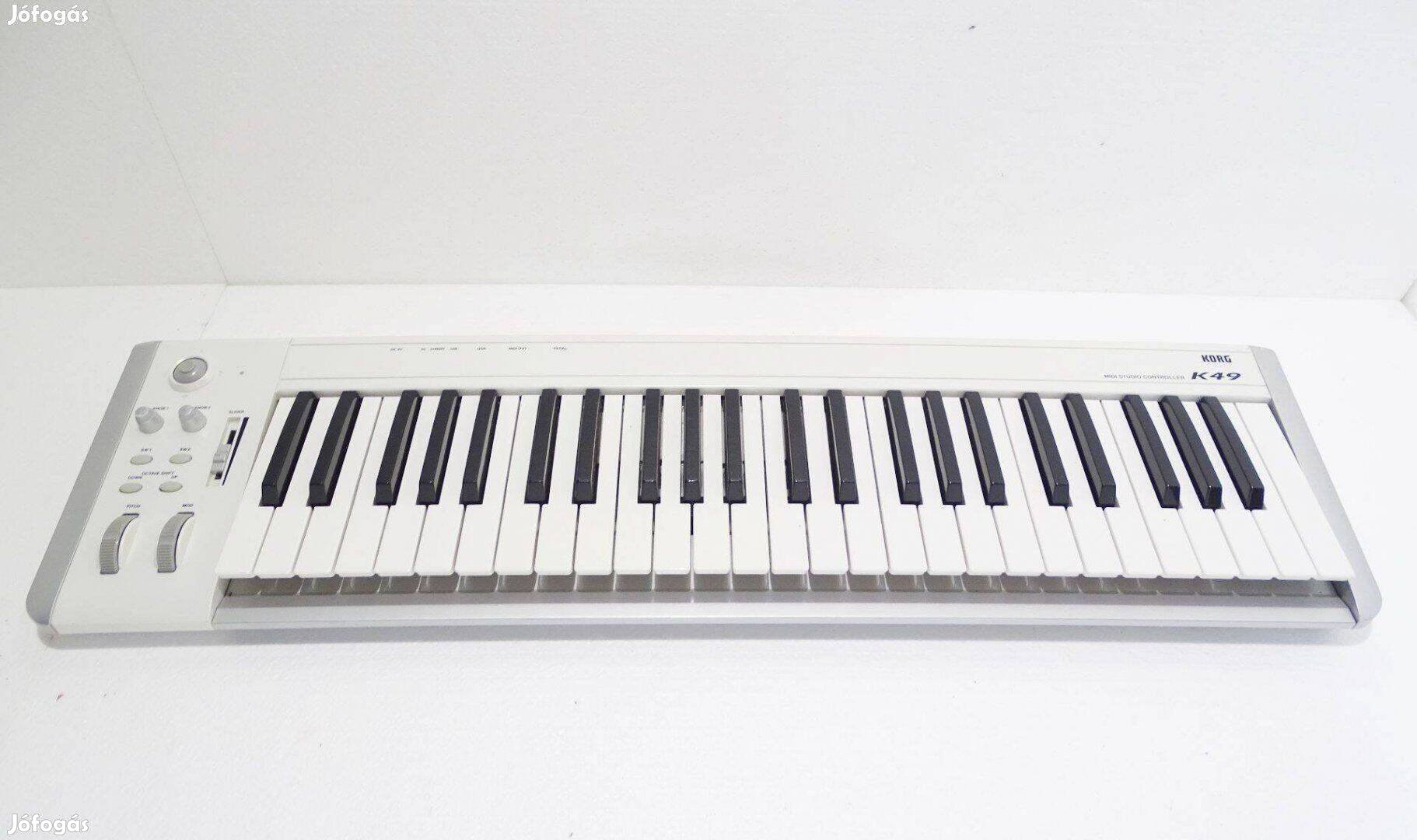 Korg K49 Key USB MIDI Studio Controller billentyűzet kontroller