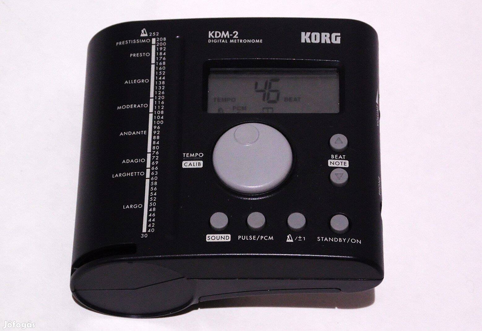 Korg KDM-2 digitális metronóm, abszolút újszerű állapotban, dobozában