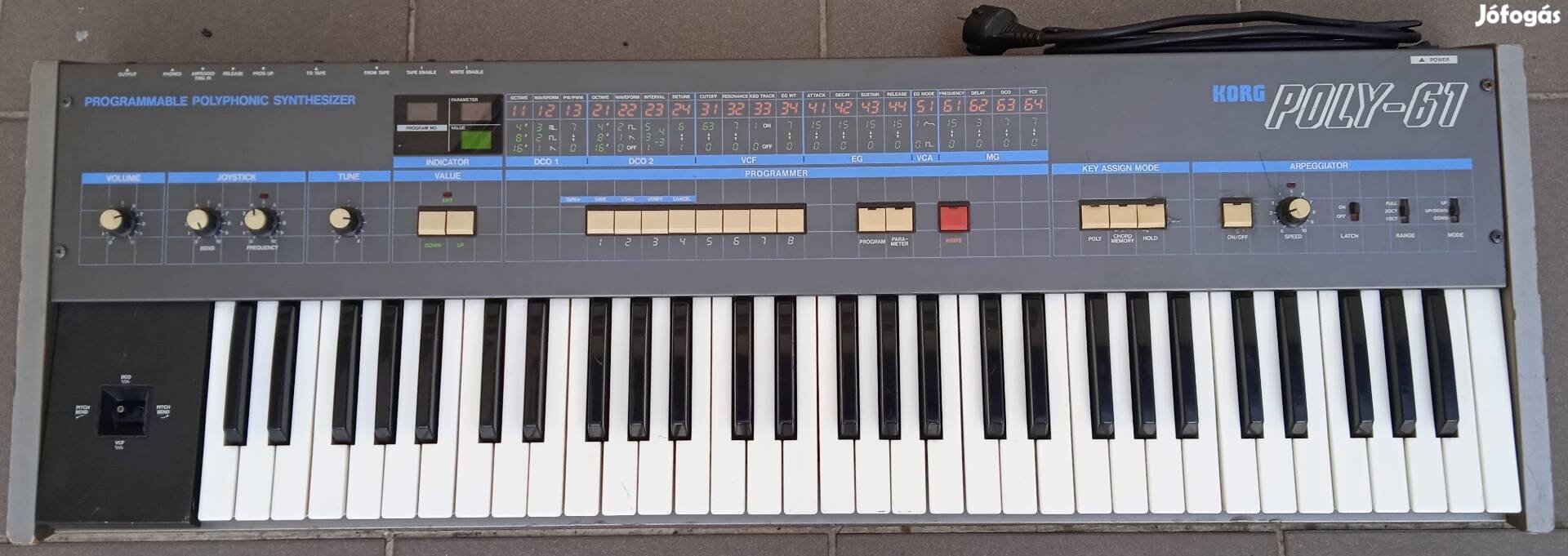 Korg Poly61 szintetizátor 