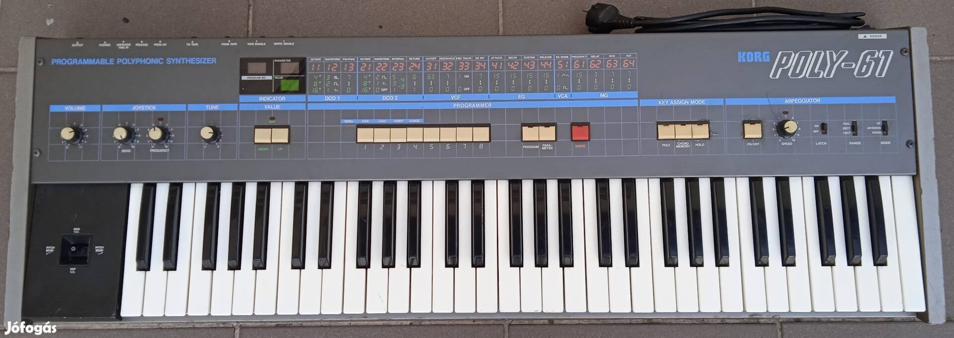 Korg Poly 61 szintetizátor 