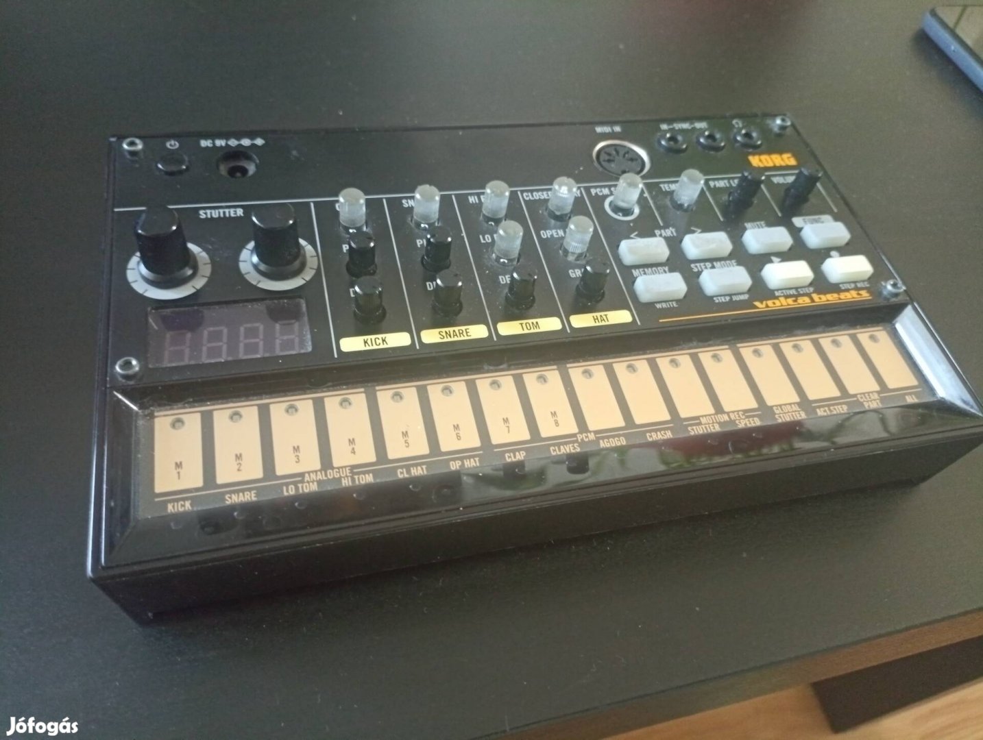 Korg Volca Beats analóg dobgép