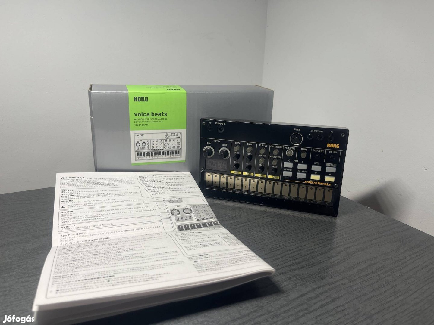 Korg Volca beats analog szintetizátor makulátlan állapotban