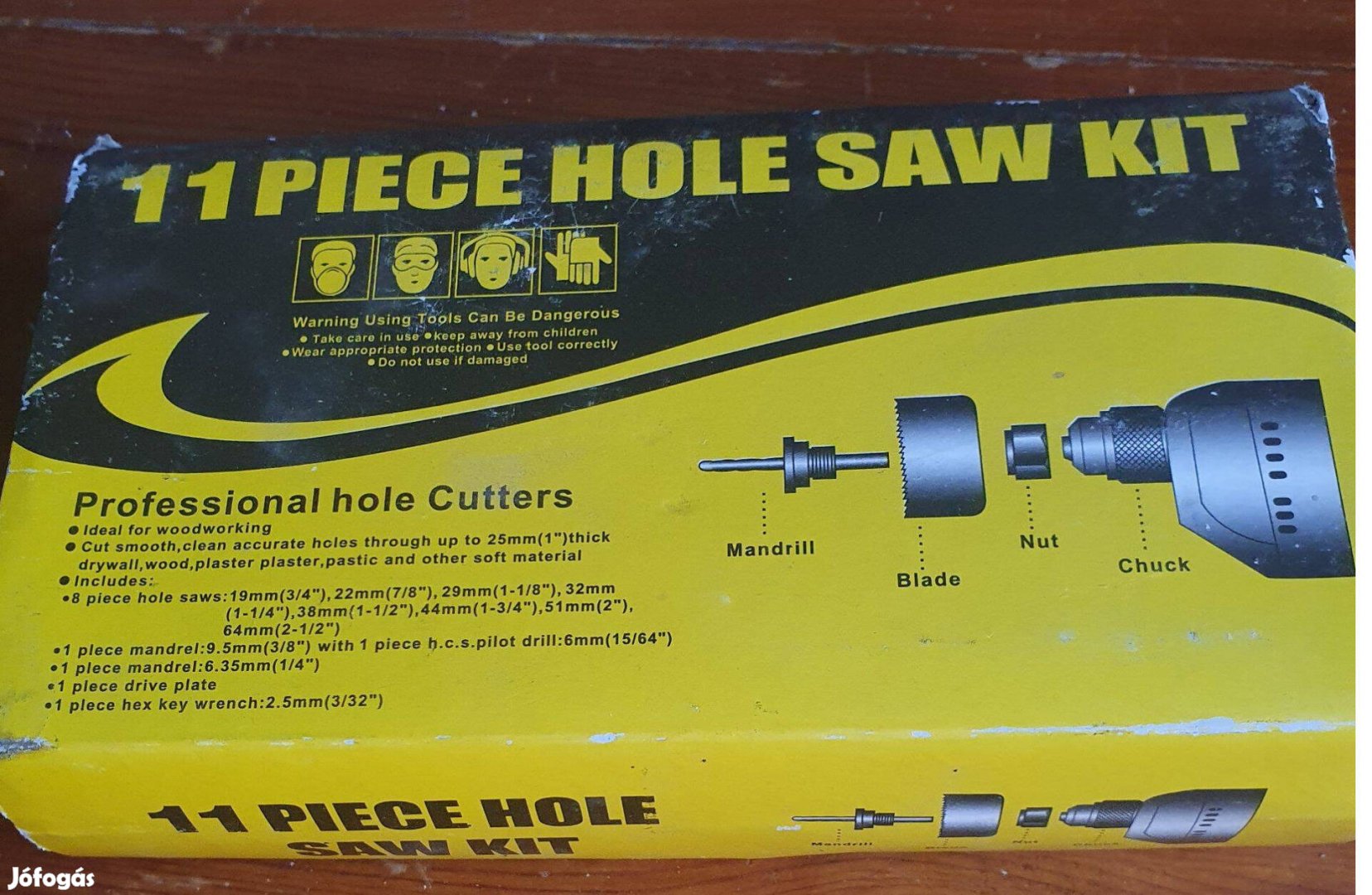 Körkivágó,-lyukfűrész új dobozzal eladó