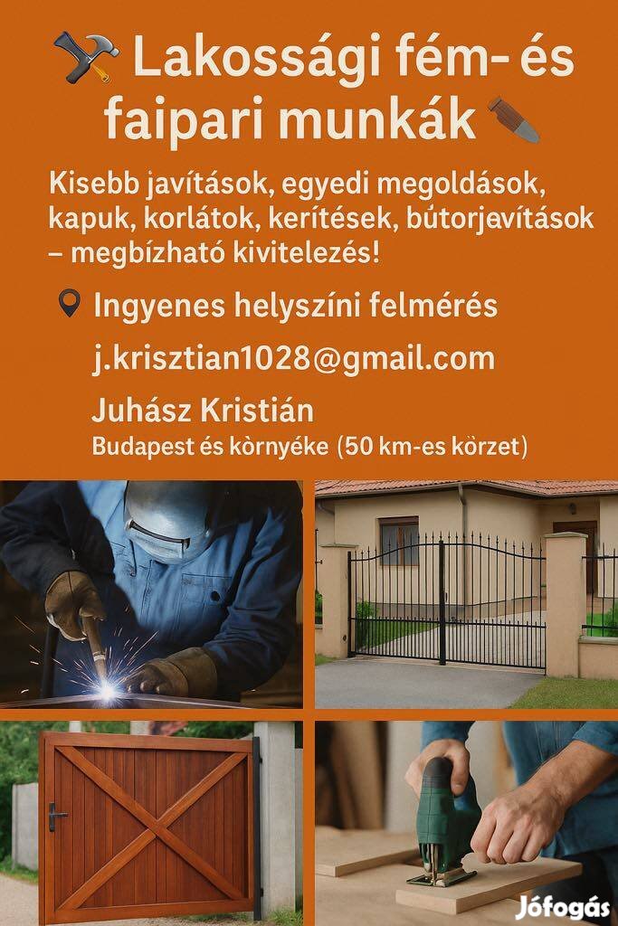 Korlát,kerítés, előtető 