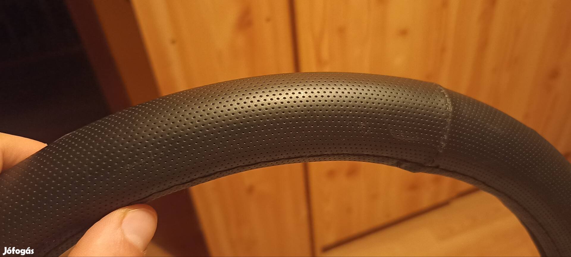 Kormányvédő 38 cm fekete szinte hibátlan