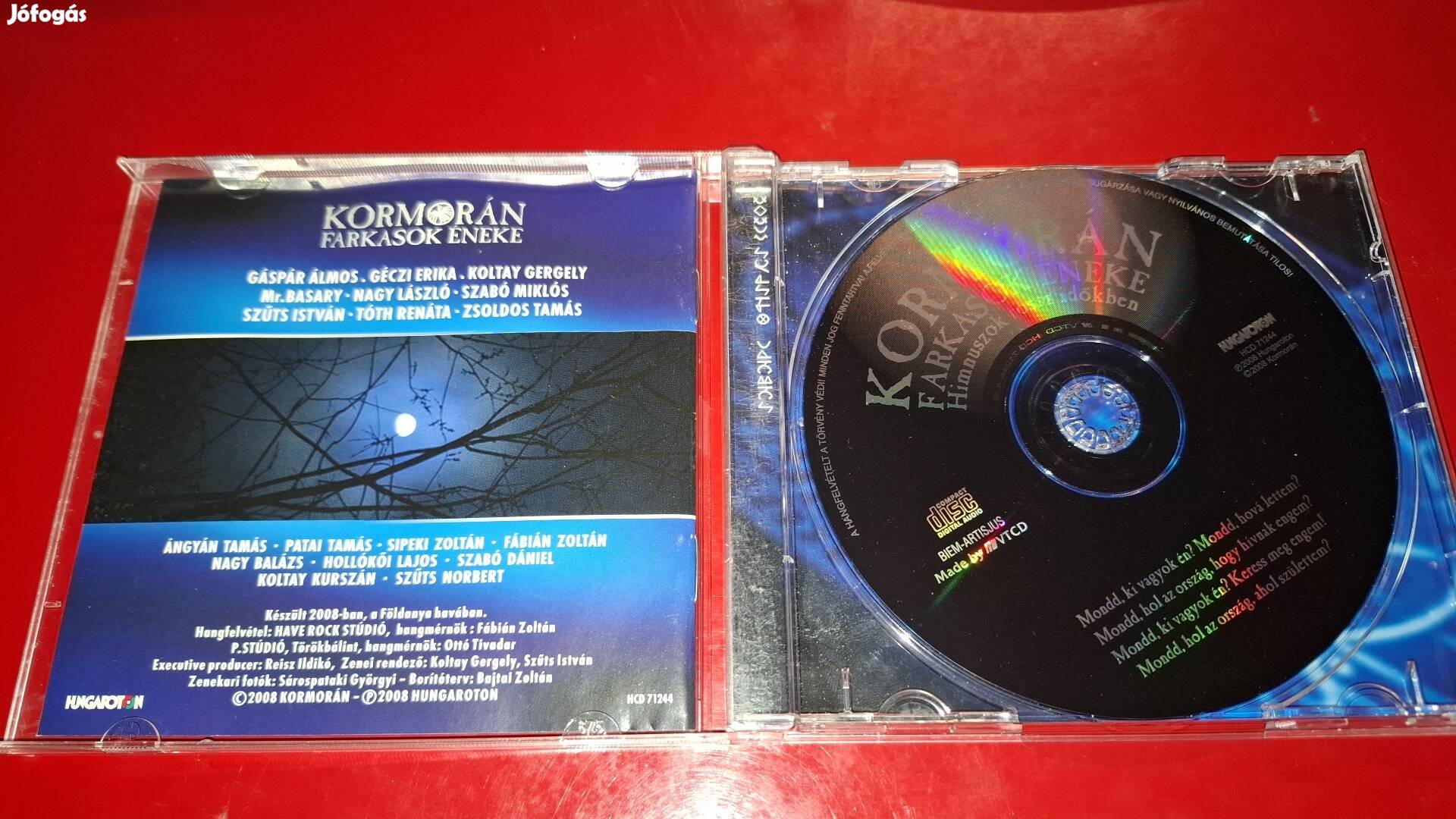 Kormorán Farkasok éneke Cd 2008