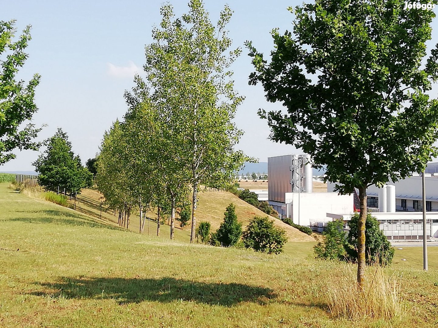 Környe ipari park közepén 17,5 hektáros terület eladó