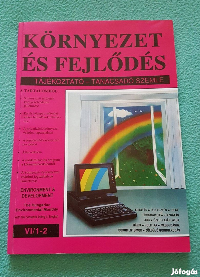 Környezet és fejlődés 1996/1-2. szám