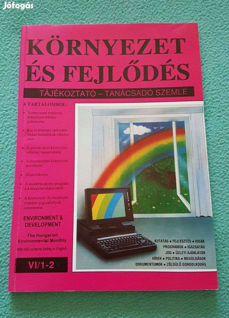 Környezet és fejlődés 1996/1-2. szám