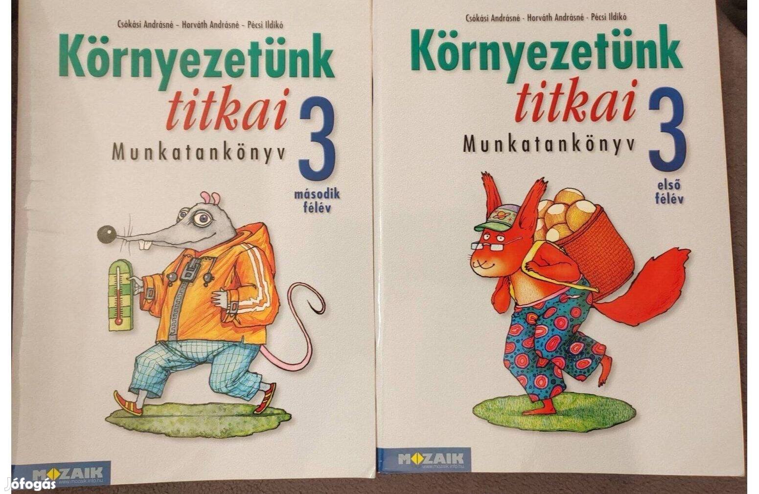 Környezetünk titkai 3 Munkatankönyv, első-, második félév,