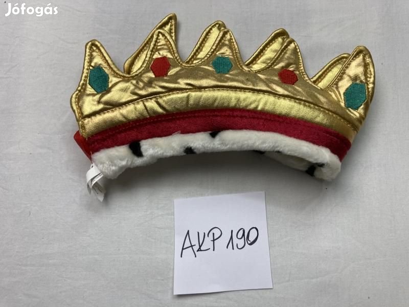 Korona, király jelmez korona AKP190