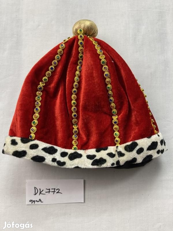 Korona, király jelmez korona DK772