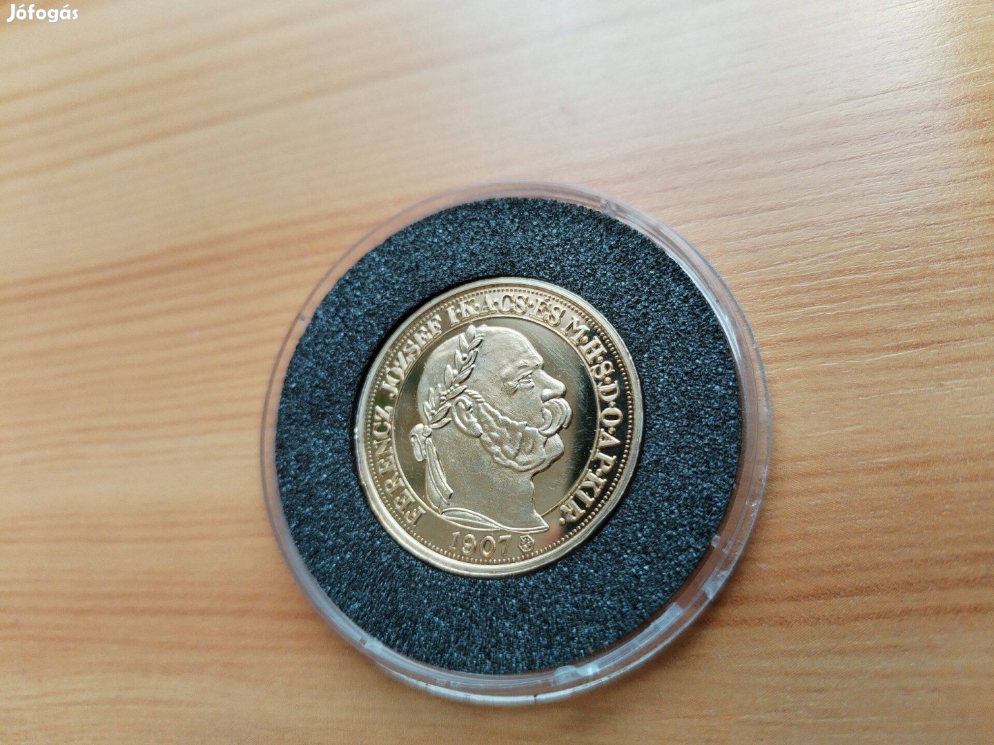 Koronázási jubileumi 100 koronás I. Ferenc József szín ezüst