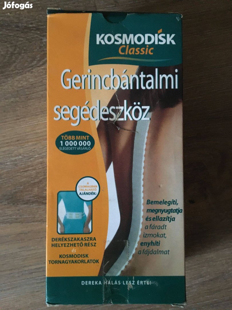 Kosmodisk gerincbántalmi segédeszköz