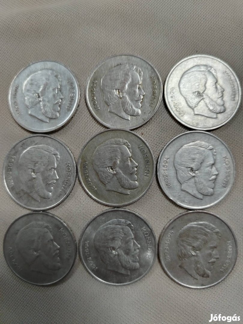 Kossuth 5 forintos ezüst érmék 