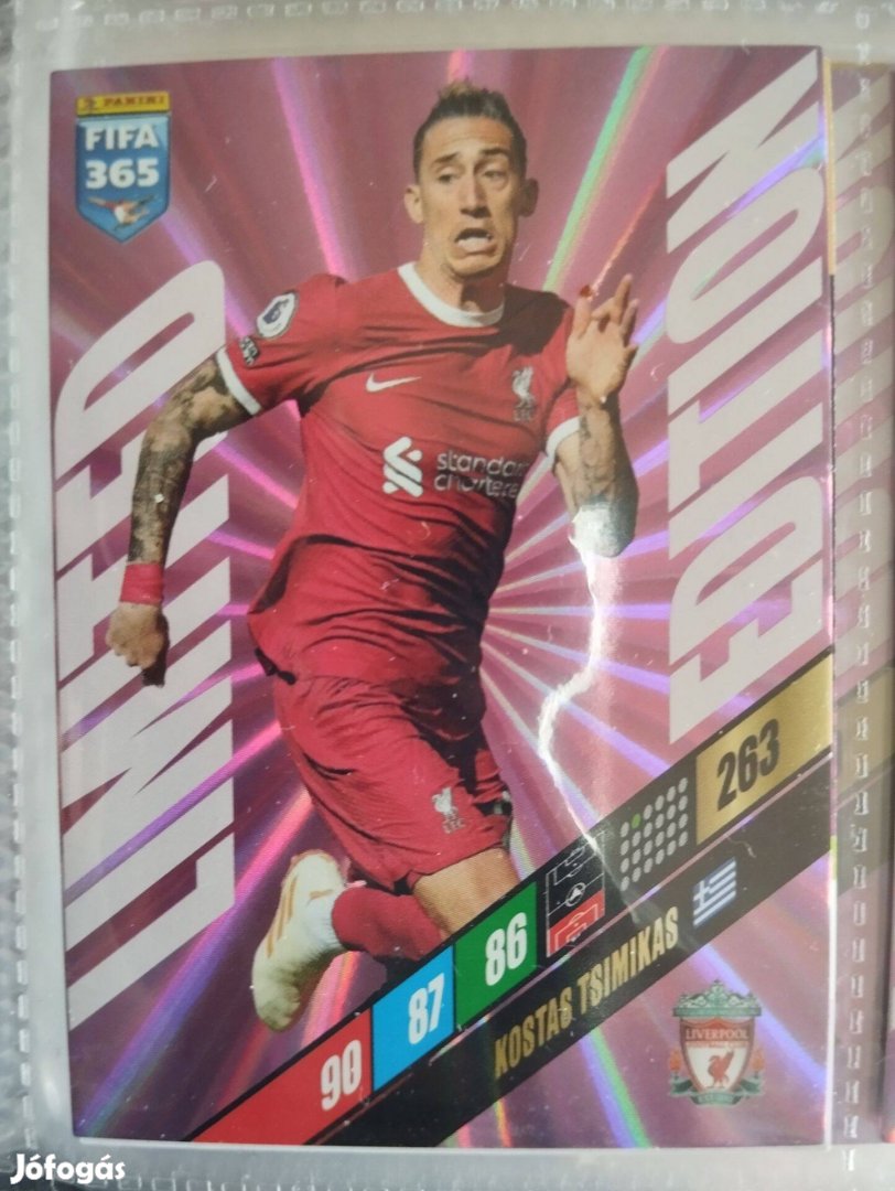 Kostas Tsimikas (Liverpool) FIFA 365 2024 Limited edition focis kártya