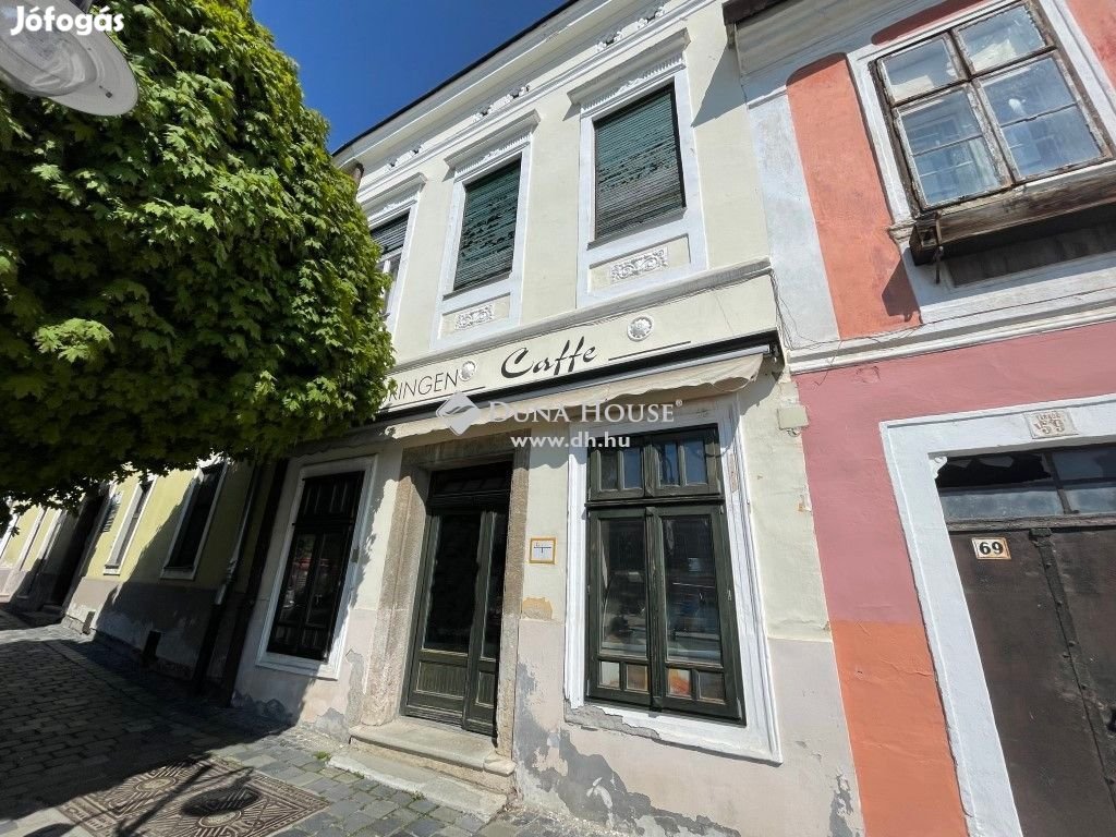 Kőszegi eladó 79 nm-es kávézó