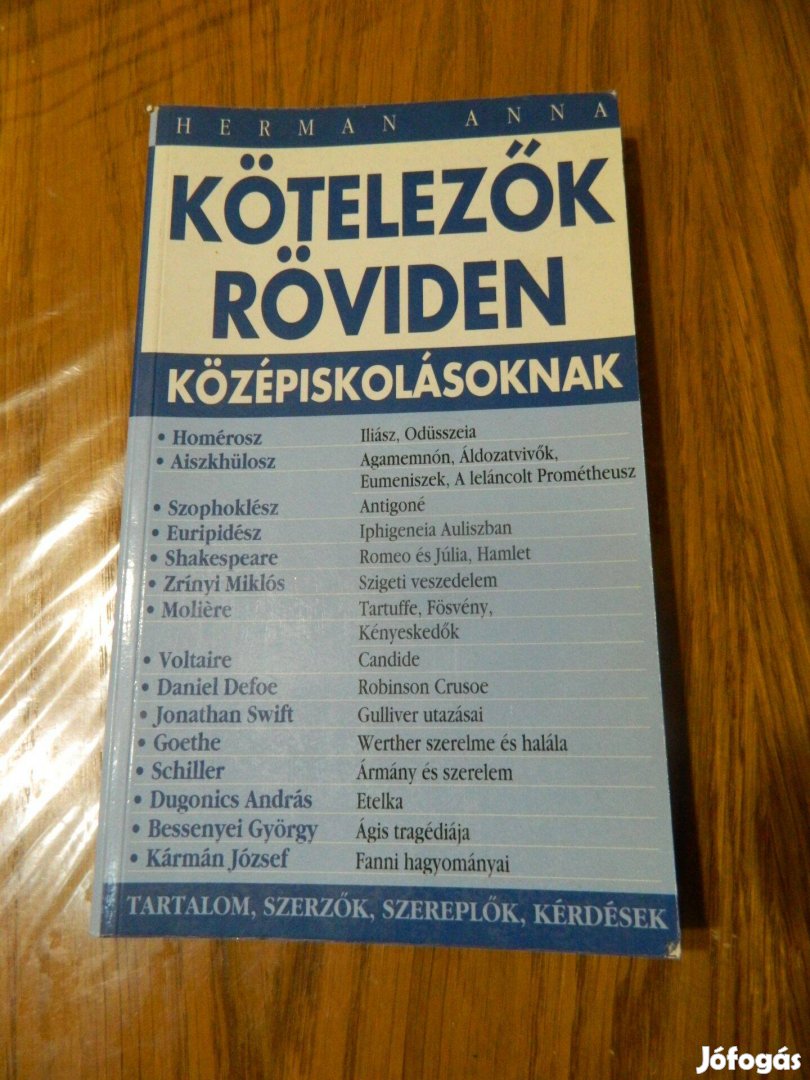 Kötelező olvasmányok elemzése