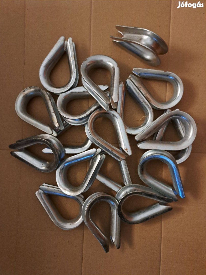 Kötélszem horganyzott 18 db 1500 ft egyben