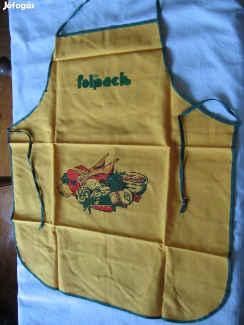 Kötény - kesztyű konyhai szett Folpack felirattal