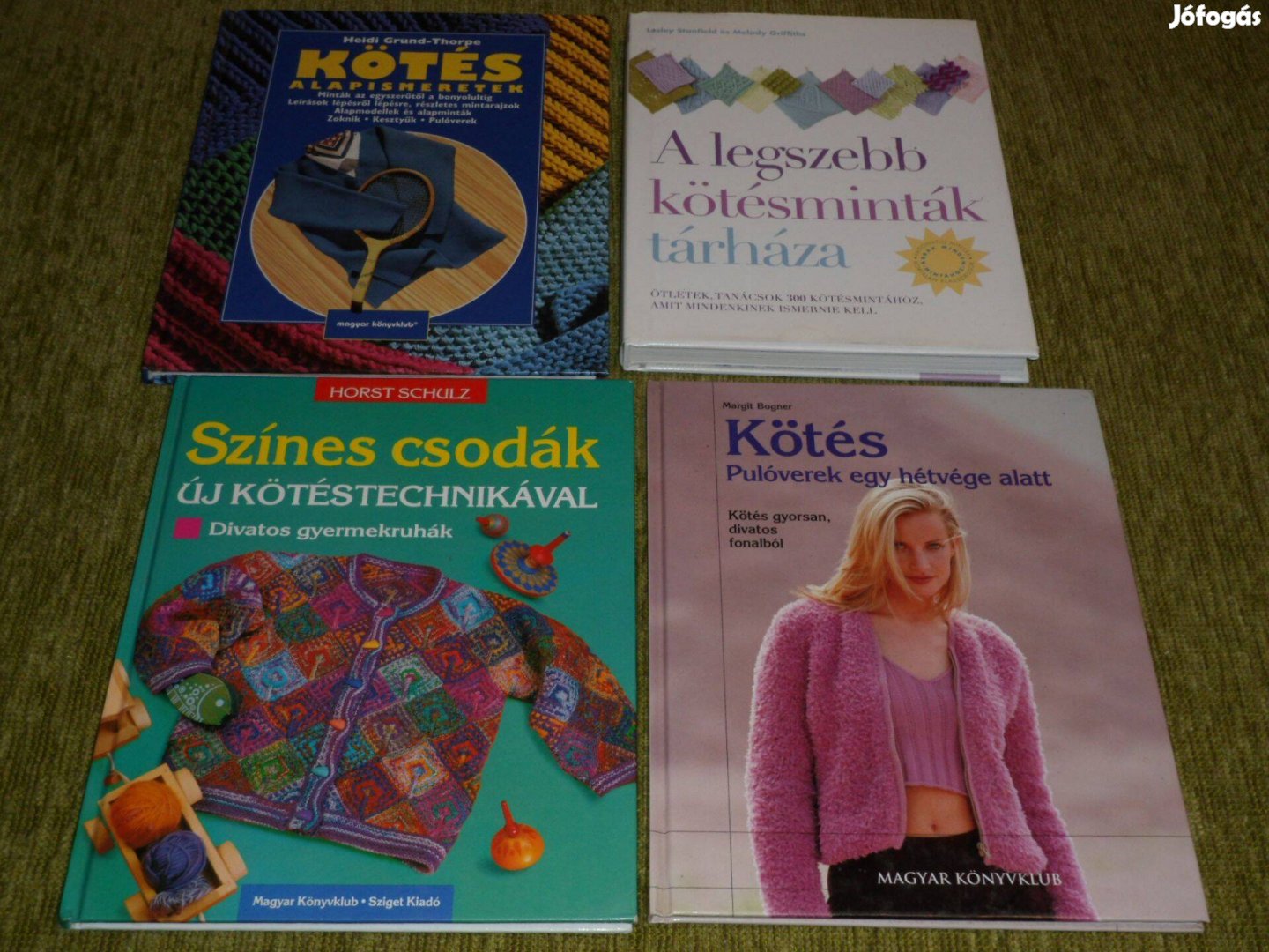 Kötés kézimunka könyvcsomag az alapismeretektől az új